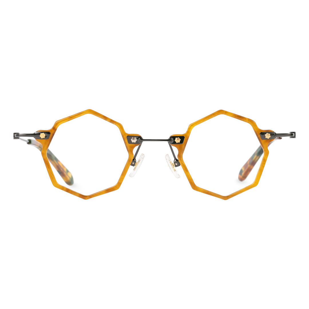 Retro Polygon Prescription Glasses